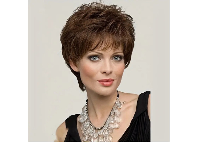 Peruca Lady Curly Brown